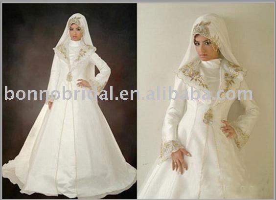 wedding dress with long sleeves