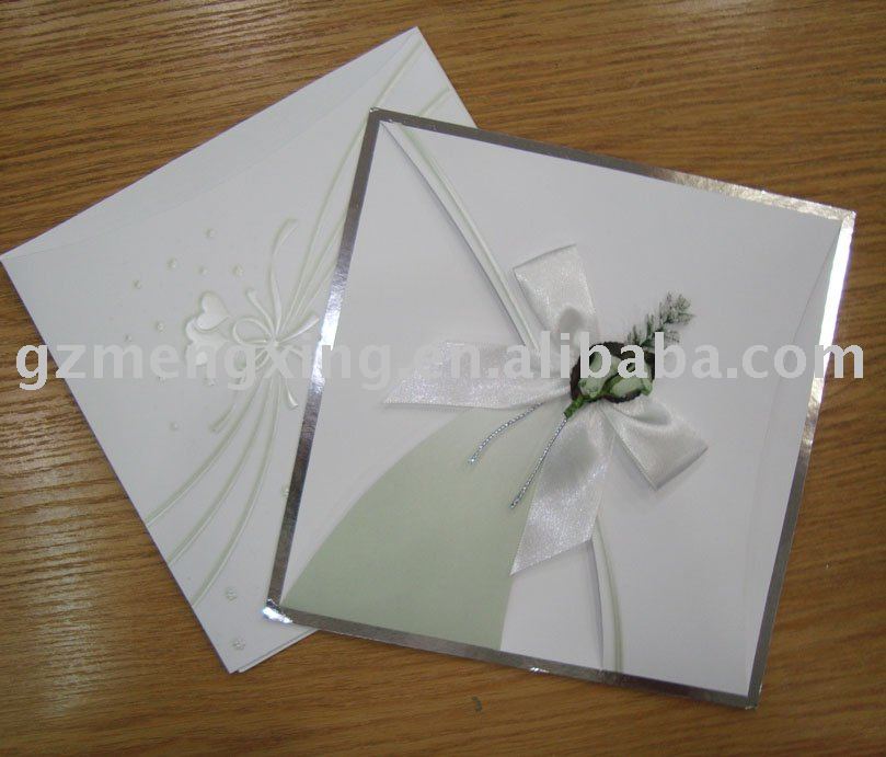  Guangdong China Mainland Main Products greeting cardwedding card 