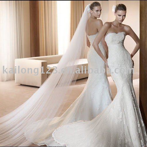 lace wedding dress 2011. lace wedding gown 2011