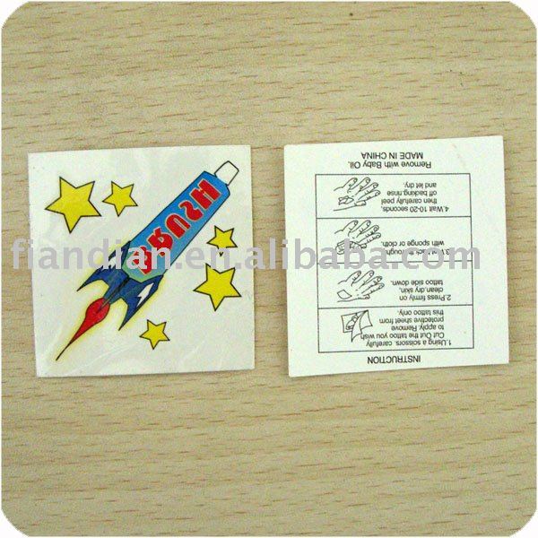 See larger image: Rocket Body Tattoo Stickers. Add to My Favorites. Add to My Favorites. Add Product to Favorites; Add Company to Favorites