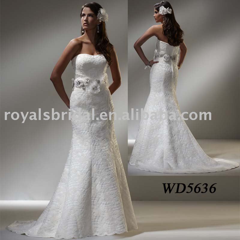 WD5636 Gorgeous OffShoulder Wedding Dress 2011