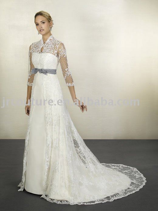wedding dresses with color and sleeves. JRCouture Wedding Dress