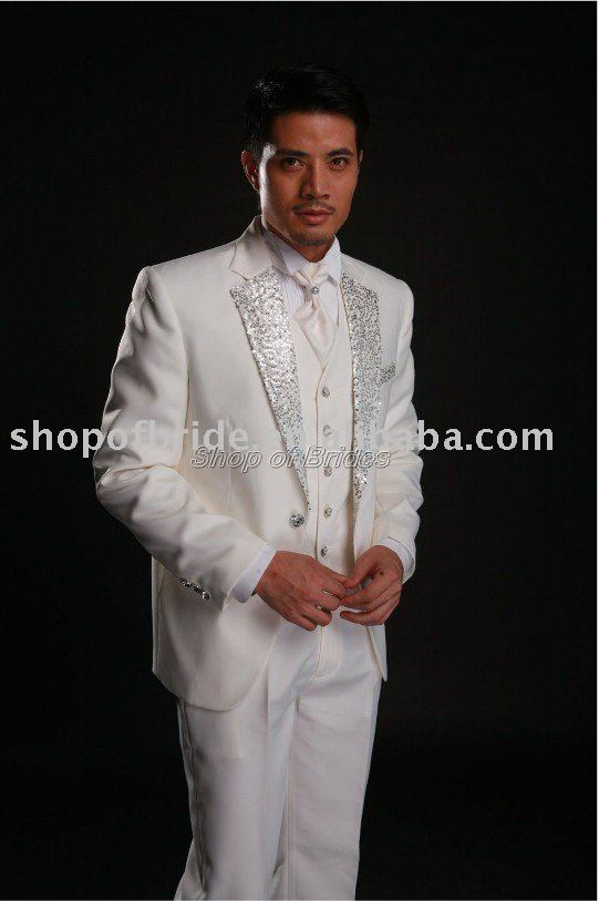 2011 Men complete designer wedding Bridegroom suit Groom wear Tuxedo tail 