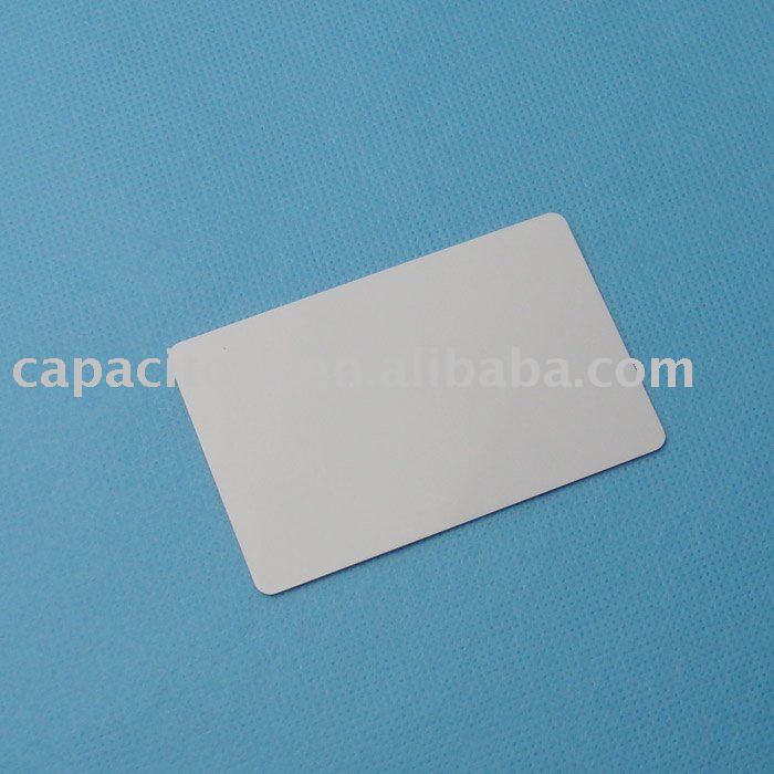 a blank white picture. inkjet lank white pvc card