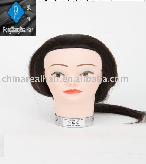 100 human hair mannequin head china  mainland
