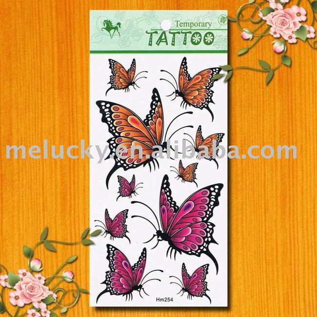 utterfly temporary tattoo