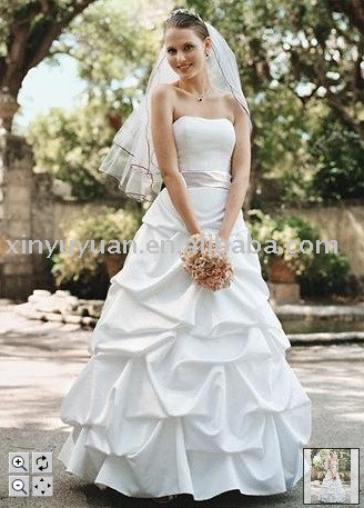 2011 new designer top sale taffeta destination wedding dresses DBW025