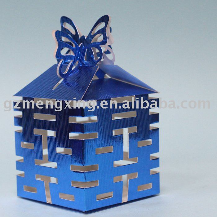 Royal Blue Candy and Gifts Boxes for wedding decoration