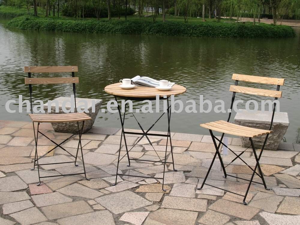 Outdoor Iron Tables Top View