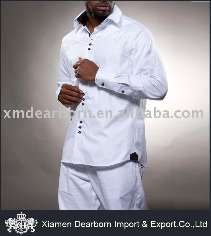 Men 39s Designer Plain White Shirt Men 39s Designer Plain White Shirt