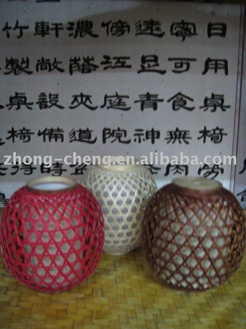 small bamboo lantern outdoor in promotion wedding invitaion card