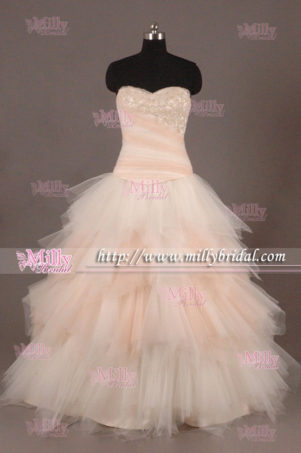 See larger image Pink Wedding Dresses WG1305 