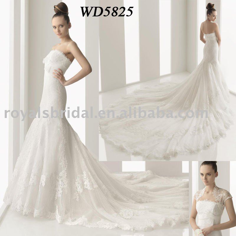 WD5825 New Design Mermaid Corset Wedding Dress