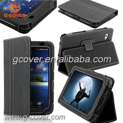 Galaxy  on Leather Case For Samsung Galaxy Tab P1000 Pouch For Samsung Galaxy Tab