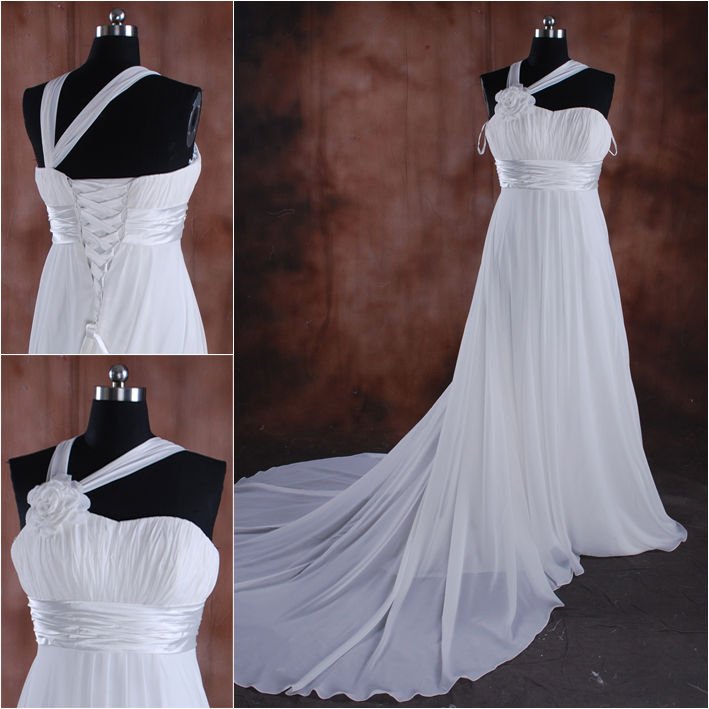 Instock high quality beachside wedding dress lower competitive price 
