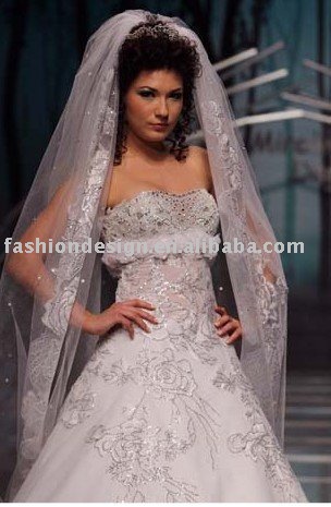 AWD169 2011 custom made beautiful Lebanon wedding dress
