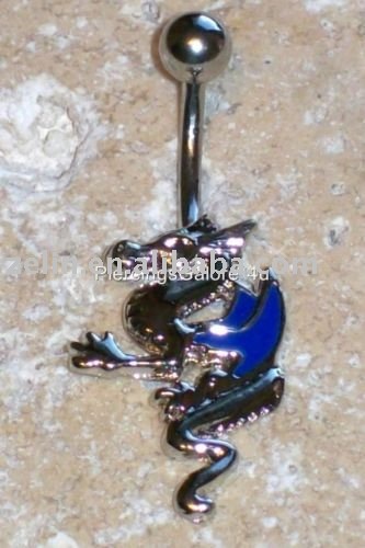 my new industrial bar piercing. See larger image: Gothic Dragon Belly Bar 