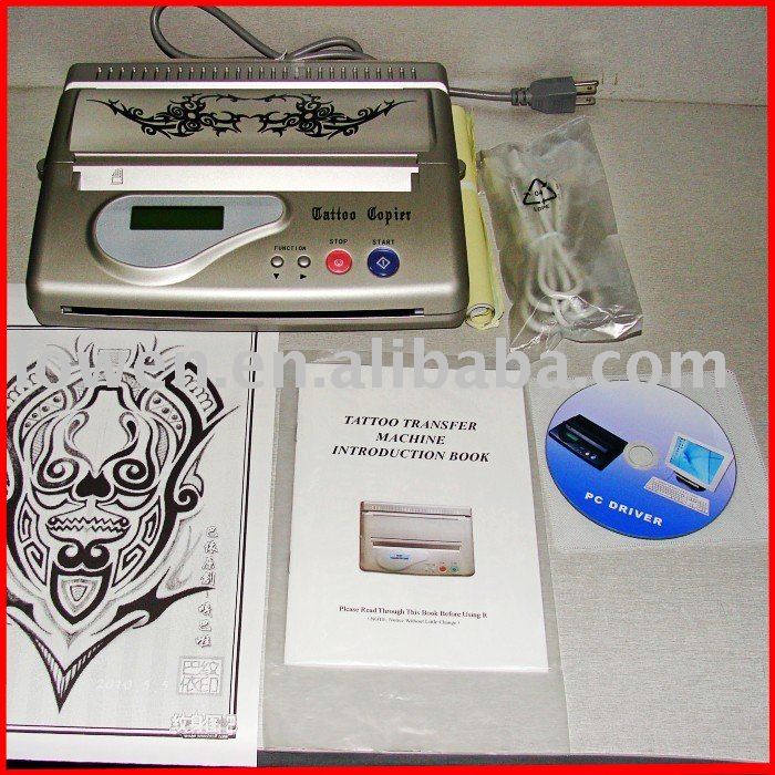 LCDUSB PC Based Tattoo Flash Stencil Maker Copier Printer Machine