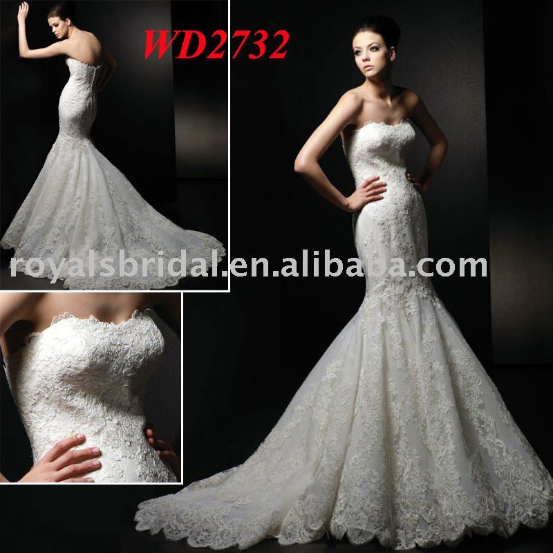 Fashion Design Mermaid Corset Wedding Dress