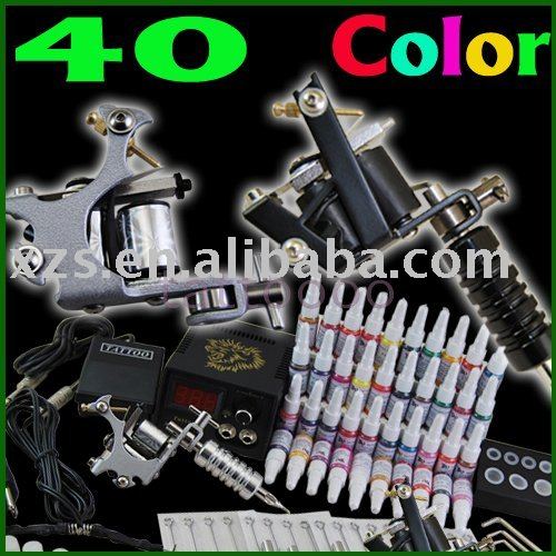See larger image: Complete Tattoo Kit 2 Machine Gun 40 Ink Equipment DH-4. Add to My Favorites. Add to My Favorites. Add Product to Favorites 
