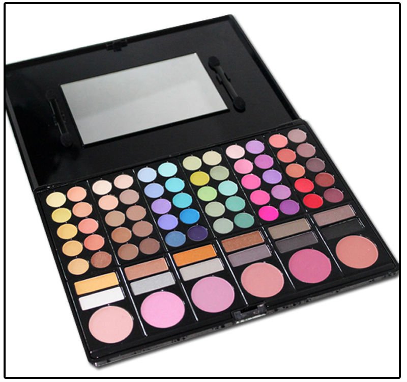 makeup color palette. 78 color makeup eyeshadow