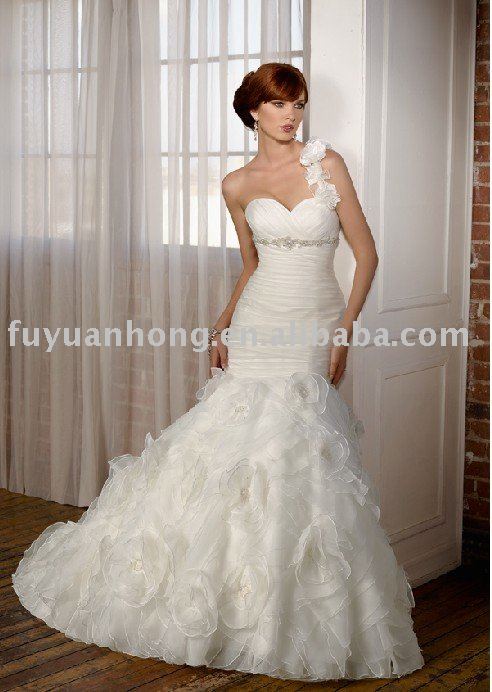 2011 bridal dress organza wedding dress FYHWD98135