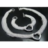 fabulous silver jewelry set chain jewelry AS95
