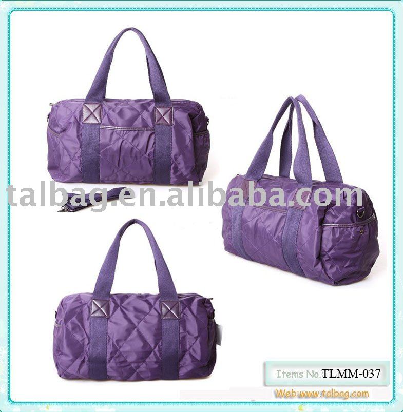 Quilting nylon ladys handbag