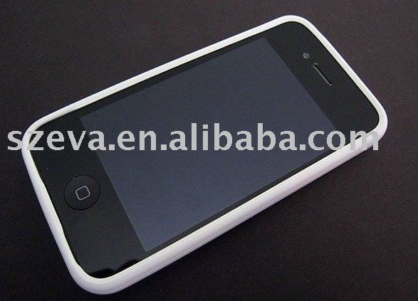 iphone 4 white bumper case. iphone 4 white bumper case.