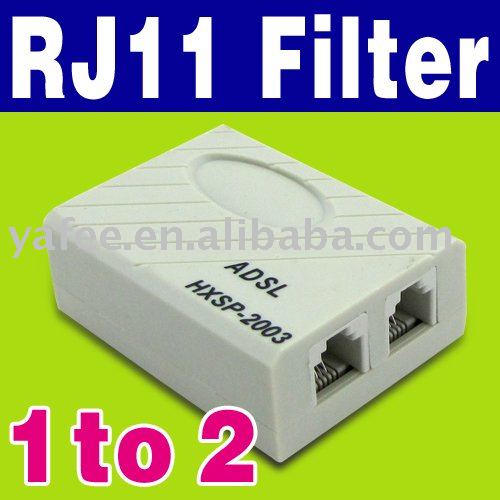 adsl filter splitter. Phone ADSL Modem RJ11 Splitter