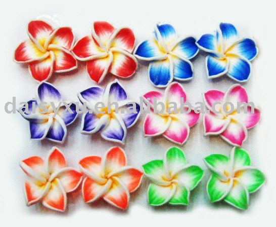 wholesale fashion polymer clay charms earrings