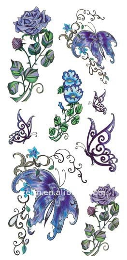 Similar Products from this Supplier View this Supplier's Website. See larger image: beautiful blue butterfly temporary tattoo stencil. Add to My Favorites
