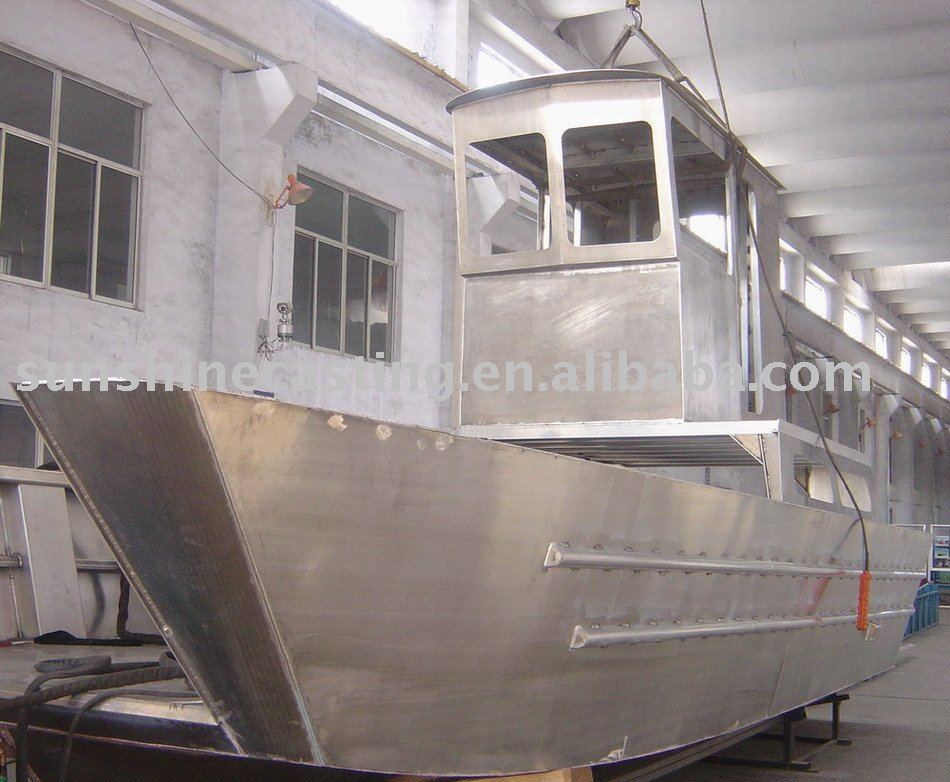 Flat Bottom Aluminum Boat with Cabin