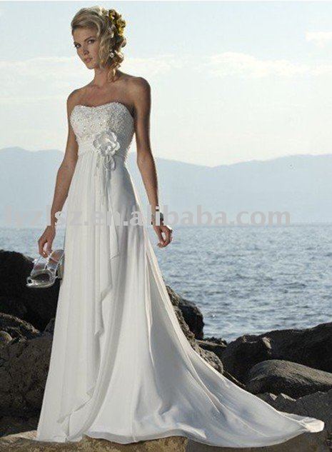 2011 NEW STYLE HY2086 gorgeous sweetheart neck beach wedding dress