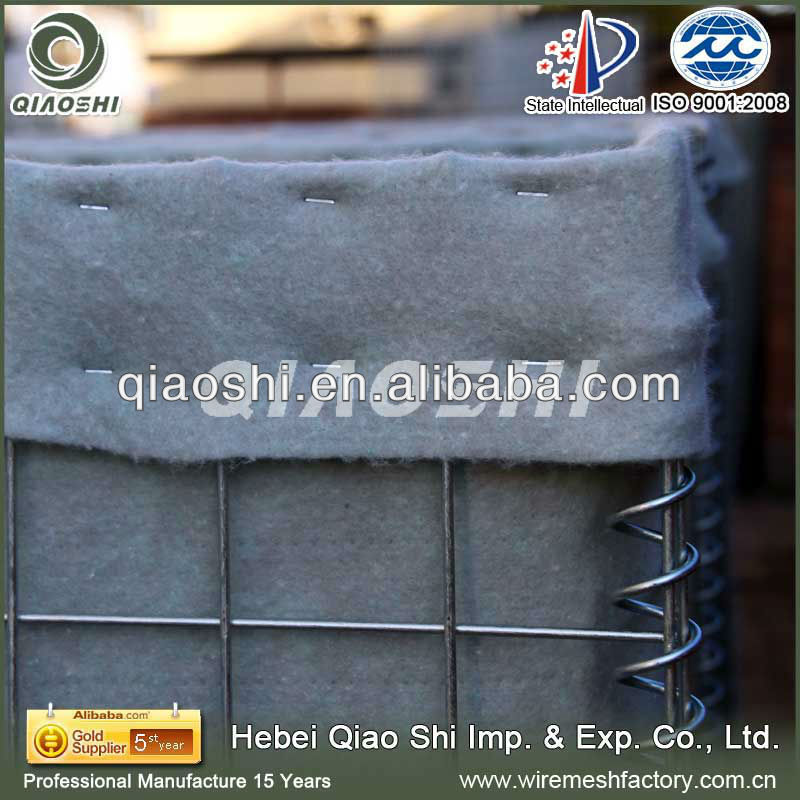 manufacture Hesco Bastion with geotextile liner