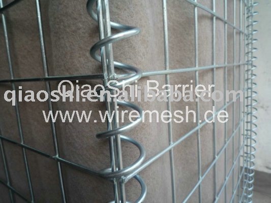 assembly Hesco Bastion with spring wire 4mm