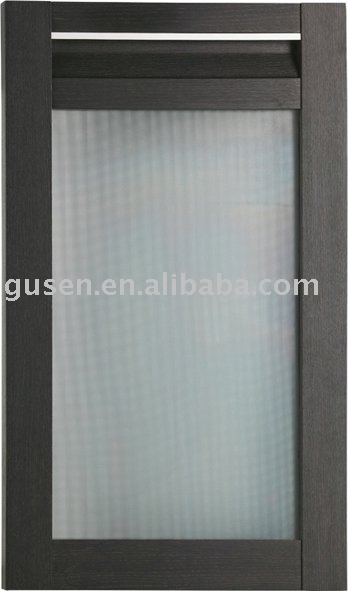 kitchen cabinets glass. MDF kitchen cabinet glass door