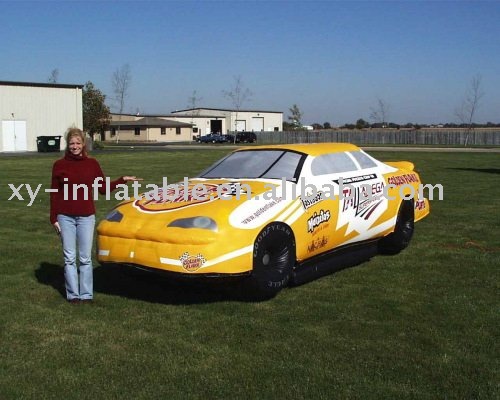 See larger image Full printing inflatable race car