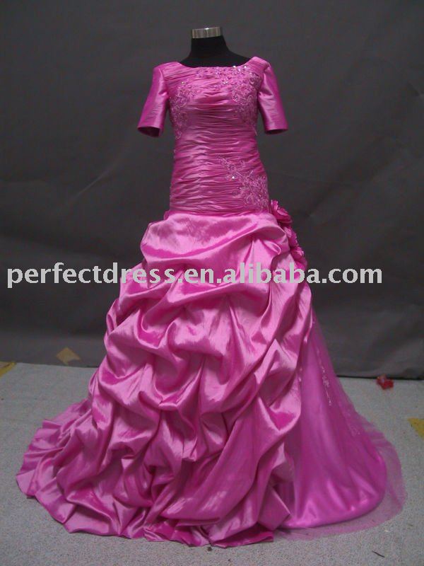 new style purple princess wedding dress V12