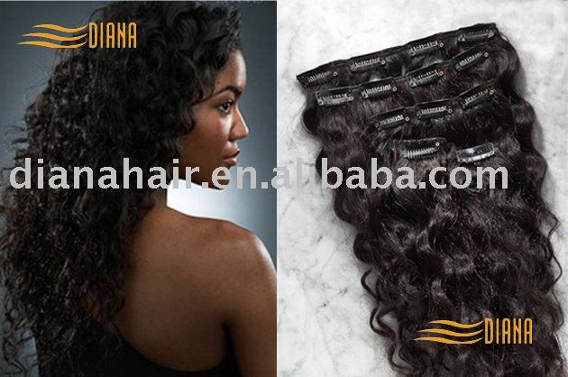 Curly Hair Extensions Clip In. Xuchang Diana curly clip in