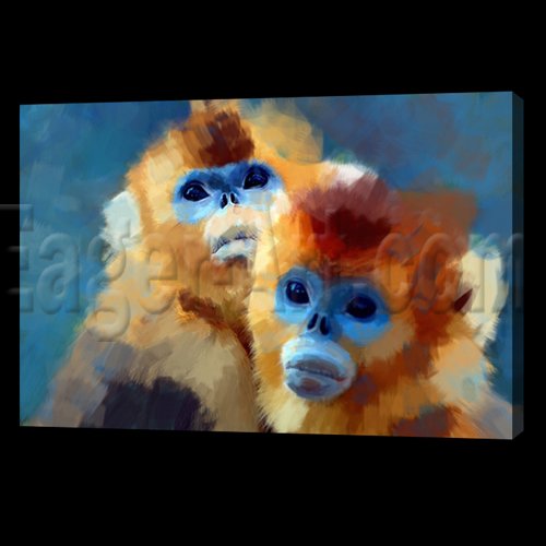 Monkey Oil Painting