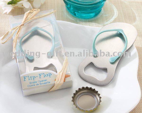2011 newest wedding gift of Pop the Top Flip Flop Bottle Opener Favors