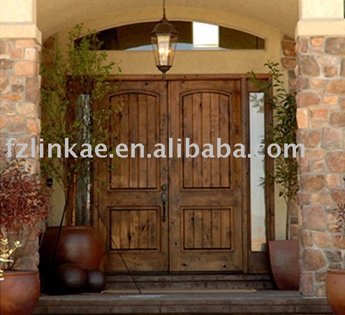 Double Doors Exterior on Wood Double Entry Door Classic Doors View Knotty Alder Exterior Door