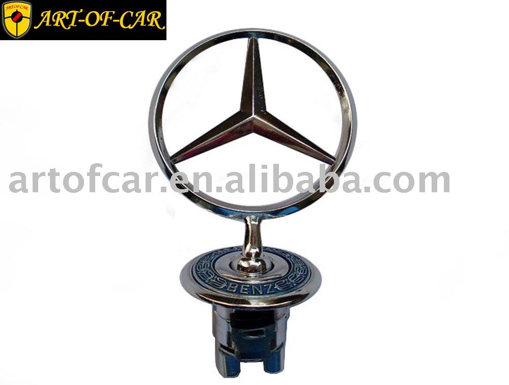 See larger image MercedesBenz 140 standup emblem car logo