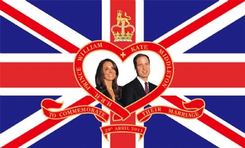 royal wedding flag. Royal Wedding Flags