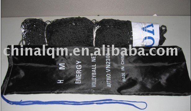 Volleyball net: Material:PE volleyball net. Volleyball net: Material:PE