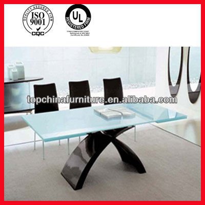 Glass Dining Room Sets on Modern Glass Dining Table And Chair Set Furniture For Restuarant