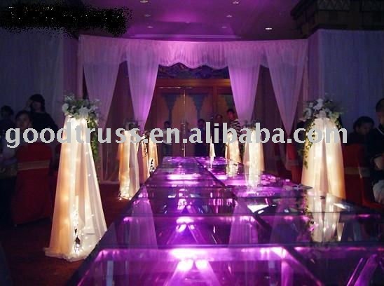 LED Acrylic wedding stage decoration