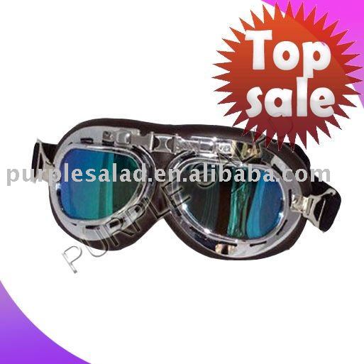 Steampunk Flip Cyber Gothic Goggles Glasses Clear Lens