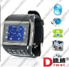 Quad-band dual sim dual standby watch phone Q8 support MP3/MP4,TF card,Bluetooth(China (Mainland))